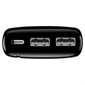 Forever TB-100L Dual USB Power Bank - 20000mAh - Black