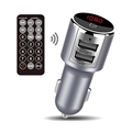Forever TR-340 Bluetooth FM Transmitter & Car Charger - Silver