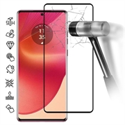 Motorola Edge 50 Fusion Full Cover Tempered Glass Screen Protector - 9H - Black Edge