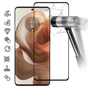 Motorola Edge 50 Ultra/Moto X50 Ultra Full Cover Tempered Glass Screen Protector - 9H - Black Edge