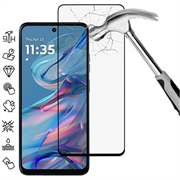 Motorola Moto G45 Full Cover Tempered Glass Screen Protector - 9H - Black Edge