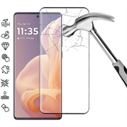 Motorola Moto G85/S50 Neo Full Cover Tempered Glass Screen Protector - 9H - Black Edge