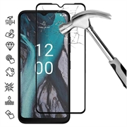 Nokia C22 Full Cover Tempered Glass Screen Protector - 9H - Black Edge