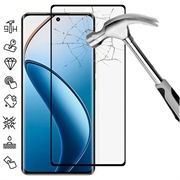 Realme 12 Pro/12 Pro+ Full Cover Tempered Glass Screen Protector - 9H - Black Edge