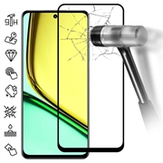 Realme C67 Full Cover Tempered Glass Screen Protector - Black Edge