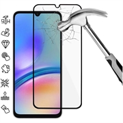 Samsung Galaxy A05s Full Cover Tempered Glass Screen Protector - 9H - Black Edge