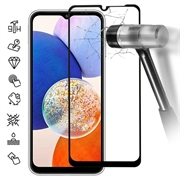 Samsung Galaxy A15 Full Cover Tempered Glass Screen Protector - 9H - Black Edge