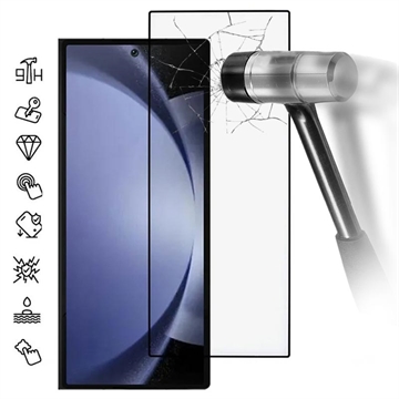 Samsung Galaxy Z Fold7 Full Cover Tempered Glass Screen Protector - 9H - Black Edge