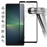 Sony Xperia 10 VI Full Cover Tempered Glass Screen Protector - 9H - Black Edge