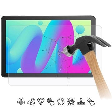 TCL Tab 10L Full Cover Tempered Glass Screen Protector - 9H - Transparent