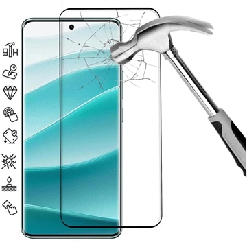 Xiaomi Redmi Note 14 Pro/14 Pro 5G/Poco X7 Full Cover Tempered Glass Screen Protector - 9H - Black Edge