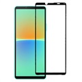 Full Cover Sony Xperia 10 IV Tempered Glass Screen Protector - Black