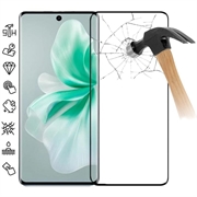 vivo S18/S18 Pro Full Cover Tempered Glass Screen Protector - 9H - Black Edge