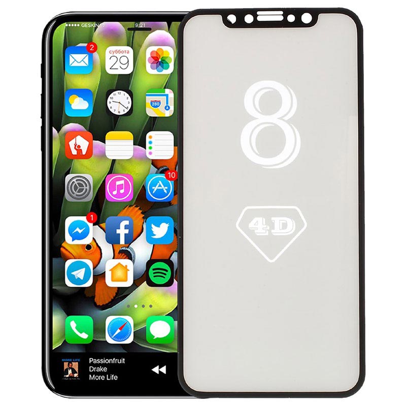 Iphone X Xs 11 Pro Full Cover 4d Glass Screen Protector