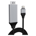 Full HD Lightning to HDMI AV Adapter - iPhone, iPad, iPod - Black