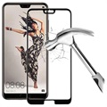 5D Full Size Huawei P20 Tempered Glass Screen Protector - Black