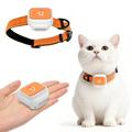 G01 Waterproof Smart Pet GPS Tracker 4G/WiFi - S - Orange