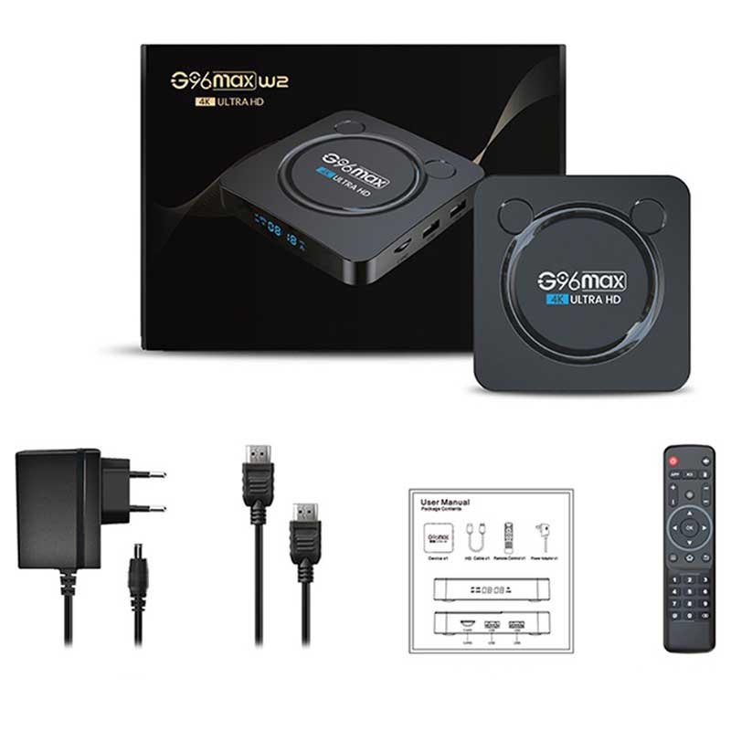 G96 Max 4K Android 11 TV Box with Optical Audio Output