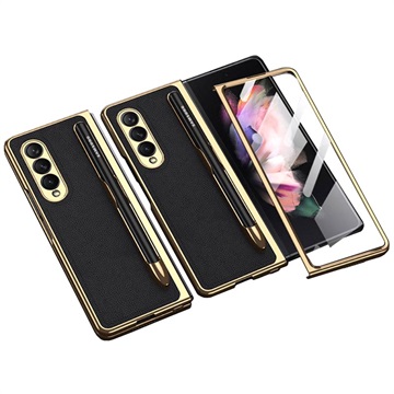 GKK Electroplated Samsung Galaxy Z Fold3 5G Hybrid Case