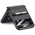 GKK Samsung Galaxy Z Flip3 5G Hybrid Case with Stylus Pen - Black