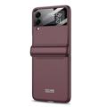 GKK Magnetic Samsung Galaxy Z Flip4 Case - Wine Red