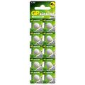 GP Mini 186/G12 Button Cell Batteries - 10 Pcs.