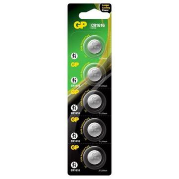 GP Mini CR1616 Button Cell Batteries - 5 Pcs.