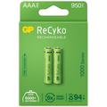 GP ReCyko 1000 Rechargeable AAA Batteries 950mAh