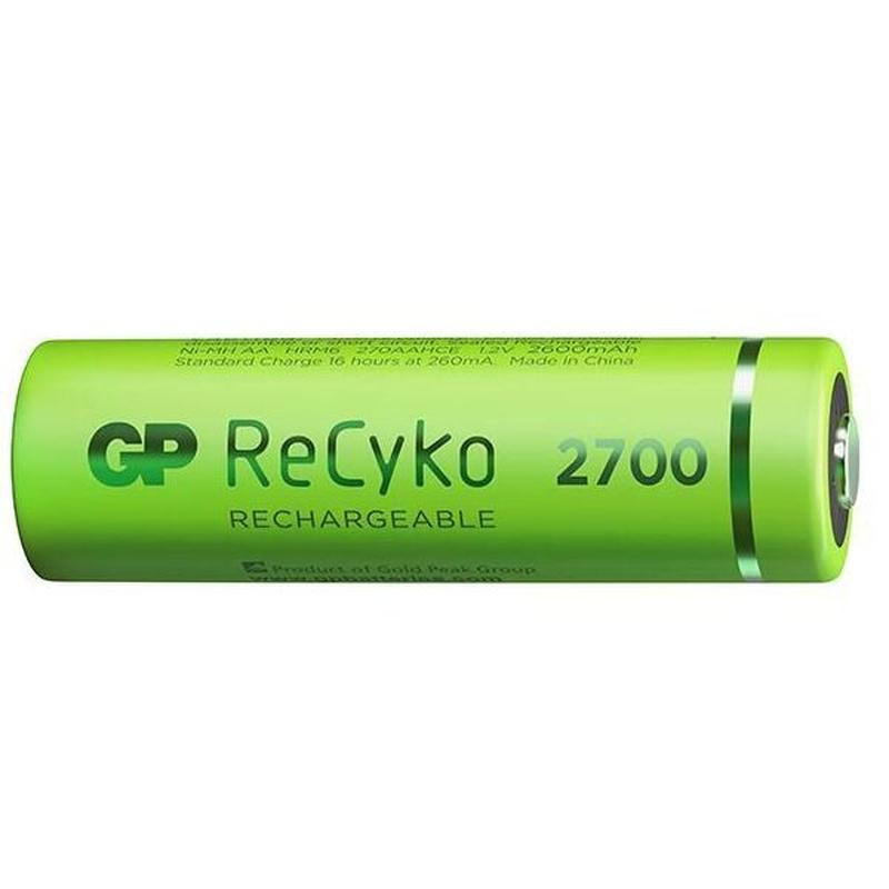 GP ReCyko 2700 Rechargeable AA Batteries 2600mAh - 2 Pcs.