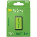 GP ReCyko Rechargeable 6F22/9V Battery 200mAh