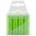 GP ReCyko+ 2700 Rechargeable AA Batteries 2600mAh w. Plastic Box - 4 Pcs.