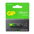 GP Ultra+ G-Tech LR03/AAA Batteries - 4 Pcs.