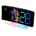 GS-G10 Dual LED Digital Clock / Alarm Clock with Night Light - Black