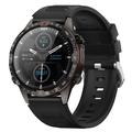 GT45 Outdoor Smartwatch with Danish Language - 1.6" HD Display - Black