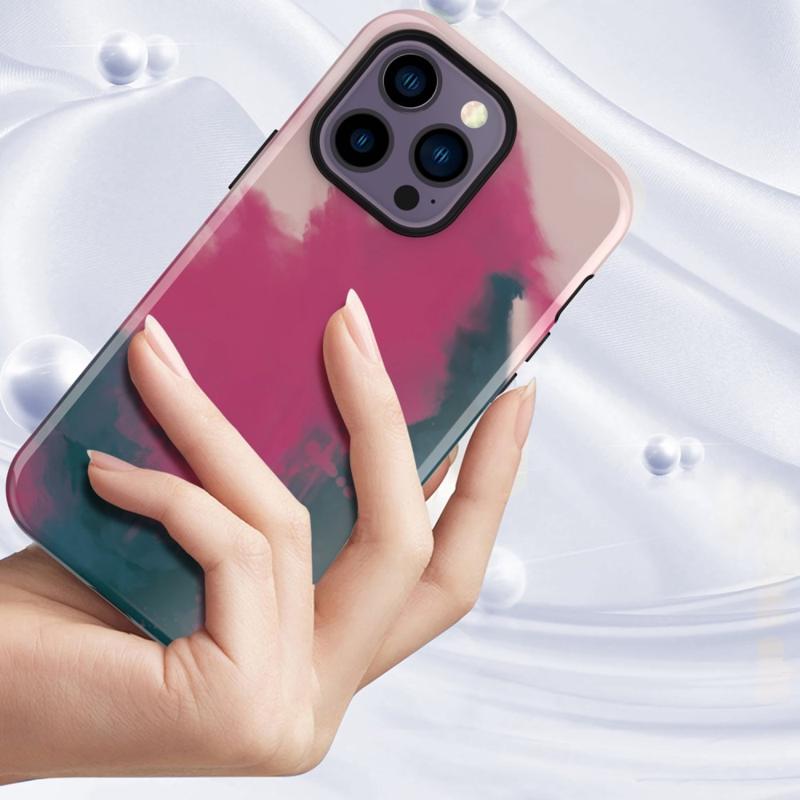 Stylish Gradient iPhone 14 Pro Max Hybrid Case