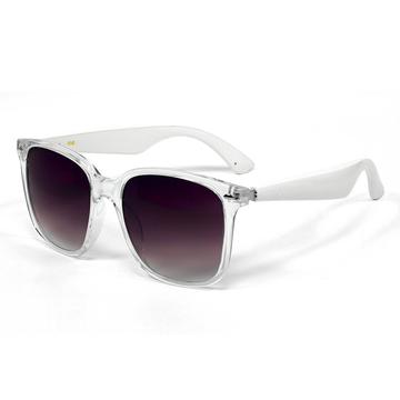 GY500 AI Smart Glasses with Bluetooth 5.4, UV400 & Real-Time Translation - Transparent / White
