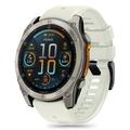 Garmin Fenix 5X/5X Plus/6X/6X Pro/7X/8 Tech-Protect Silicone Line Strap - 51mm - Titanium