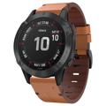 Garmin Fenix 6/5/5 Plus Genuine Leather Strap - Brown