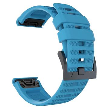 Garmin Fenix 7X/6X GPS/6X Pro Soft Silicone Strap - Blue