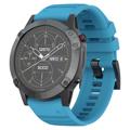 Garmin Fenix 7X/6X GPS/6X Pro Soft Silicone Strap - Blue