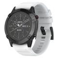 Garmin Fenix 7X/6X GPS/6X Pro Soft Silicone Strap - White