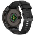 Garmin Fenix 8 Soft Silicone Strap - 51mm - Black Grey