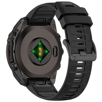 Garmin Fenix 8 Soft Silicone Strap - 51mm - Black Grey