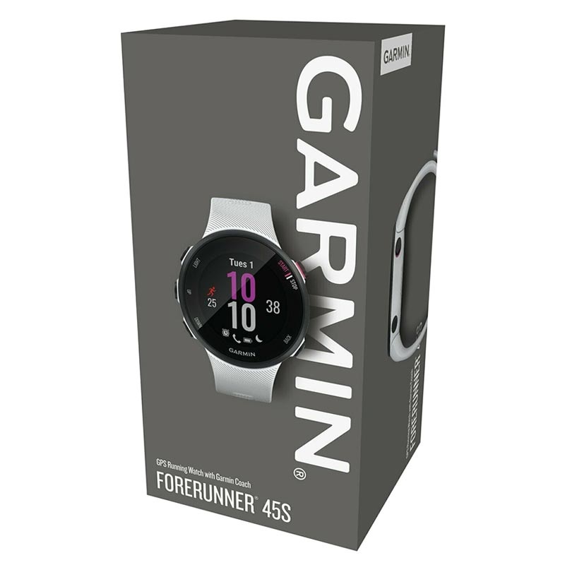 garmin forerunner 45s white