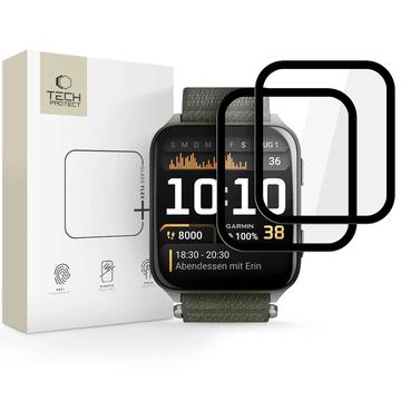 Garmin Venu X1 Tech-Protect Glass Flex+ Hybrid Screen Protector - 2 Pcs. - Black Edge