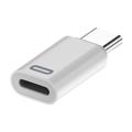 Gen3 USB-C Male to Lightning Female Adapter - White