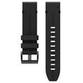 Garmin Fenix 6/5/5 Plus Genuine Leather Strap - Black