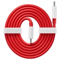 OnePlus Warp Charge USB Type-C Cable 5481100047 - 1m - Red / White