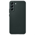 Samsung Galaxy S22+ 5G Leather Cover EF-VS906LGEGWW - Forest Green