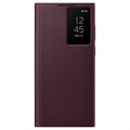 Samsung Galaxy S22 Ultra 5G Smart Clear View Cover EF-ZS908CEEGEE - Burgundy